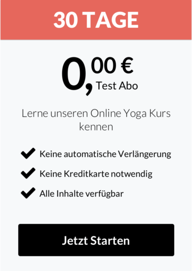 Online Yoga Kurs 30 Tage kostenlos